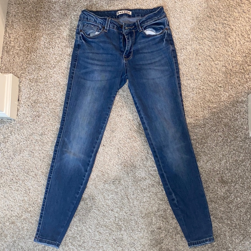 Stretch skinny blue jeans perfect used condition